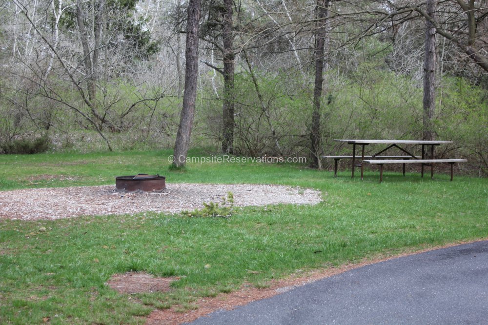 Campsite 008E in KohlerAndrae State Park Campground at KohlerAndrae State Park, Wisconsin